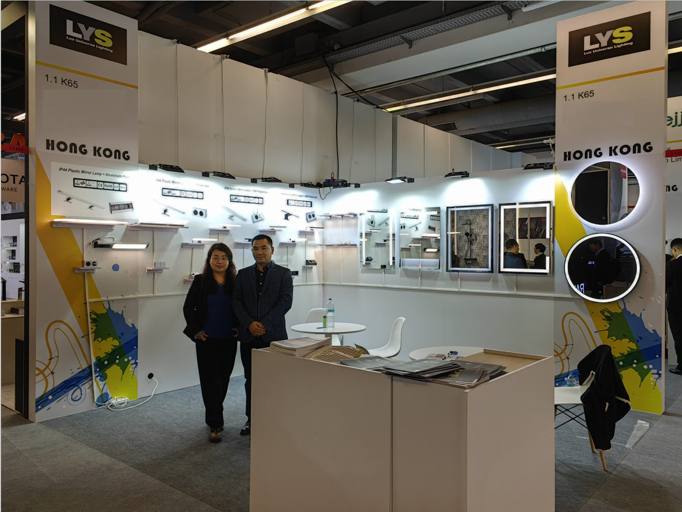 ISH Frankfurt 2023의 LED 미러 쇼케이스 - 뉴스 - Ningbo Lux universe Lighting Technology Co., Ltd.